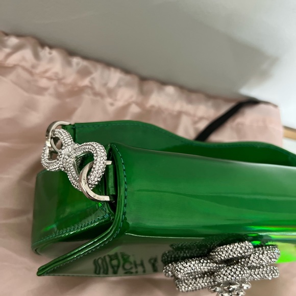 Mach & Mach medium flower patent leather top handle bag - Picture 5 of 5